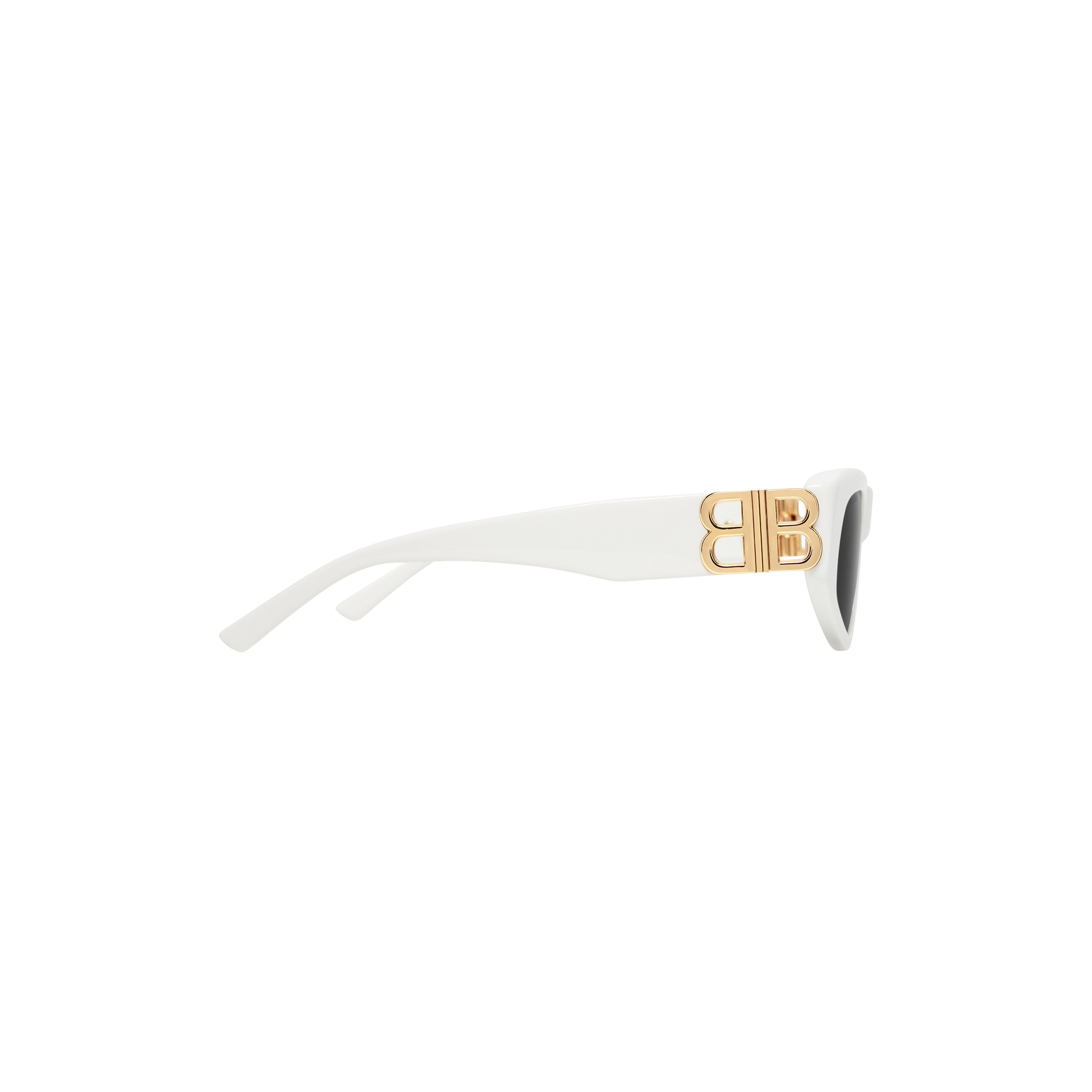 Women’s Dynasty D-frame Sunglasses in White - Image 4